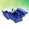 thumbnail image 1 of OUNONA Tool Storage Box Foldable Toolbox Metal Green 1Pcs, 1 of 8