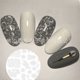 thumbnail image 2 of Pegatinas para decoración de uñas, colección en blanco y negro francés, encaje, hojas de arce, patrón de flores vintage, pegatinas para uñas, 2 of 6