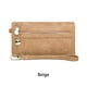 thumbnail image 2 of Sonducket Cartera de mujer, repuesto Vintage, Color sólido, con cremallera, carpeta de fotos, tarjetero, bolsillo con cremallera, monedero para Carteras Beige, 2 of 6