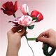 thumbnail image 2 of Papel de regalo para tallos de flores verde oscuro | Envoltura de tallo de ramo floral reciclable ecológico | Mejora la frescura y la protección | Suministros para manualidades de bricolaje | Uso en, 2 of 4