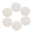 thumbnail image 5 of Qiangzon Cotton Rope Woven Round Placemats – Thick Insulated Coasters, Absorbent Cup & Pot Mats for Dining Table, Set of 6 with Holder, Farmhouse Kitchen Heat Pad Décor, 5 of 7