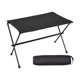 thumbnail image 4 of Soporte de mesa plegable, equipo negro de mano, escritorio resistente, aleación de aluminio para fiesta, Camping, comedor, exterior, patio trasero,, 4 of 9