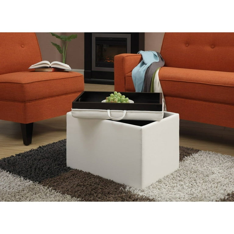Storage ottoman 2024 reversible top