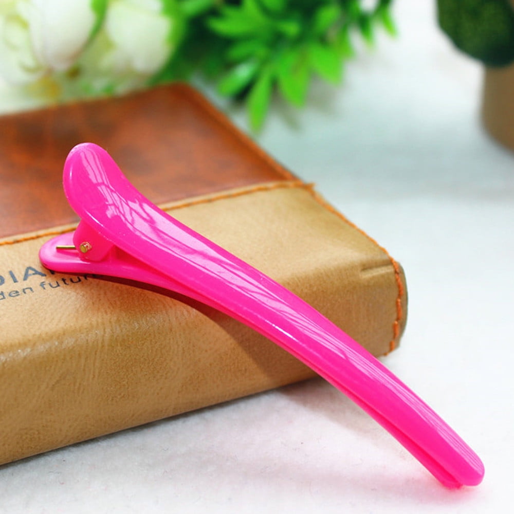 Giunmcul 10 pcs Jelly Candy Color Clip Hair Clip Translucent