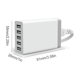 thumbnail image 4 of Cargador multipuerto Methold Cargador inteligente USB de 5 puertos Blanco, 4 of 6