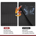 thumbnail image 4 of Unique Bargains 1 Pc Cargo Liner Rear Trunk Mat for Hyundai Elantra N Hybrid 2021-2025 Rear Trunk Cargo Luggage Boot Tray Mat Black TPE Long Grid Pattern, 4 of 7