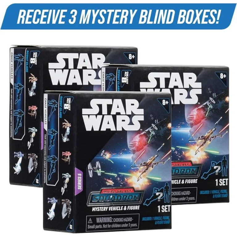 STAR WARS Micro Galaxy Squadron Speeder Mystery Box Set, 3Pk