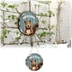 thumbnail image 2 of Placa Redonda De Madera Para Colgar Con Ardilla Feliz Para Salón, Dormitorio O Cuarto Infantil, 30 X 30 Cm (12 X 12 Pulgadas), Decoración Para El Hogar En Madera Natural, 2 of 7