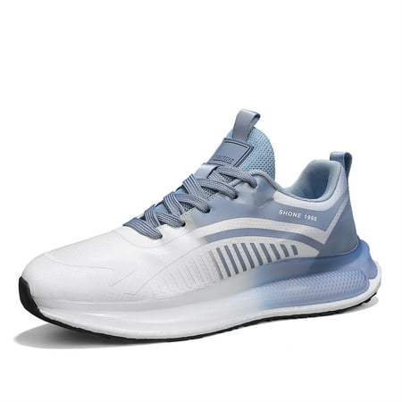HAOSHIDUO Men s Running Shoes Soft Breathable Fashion Fabric Sports Walking Shoes Non Slip Shock Absorption with TPU Air Cushion and Rubber