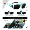 thumbnail image 6 of KALIYADI Sunglasses Fit-Over-Glasses Polarized Sunglasses-Men: Wrap Around Sunglasses Womens with UV Protection for Driving, 6 of 7