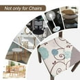 thumbnail image 4 of Seat Covers for Dining Room Chairs Stretch Printed Chair Seat Covers Set of 6, Removable Washable Upholstered Chair Seat Protector Cushion Slipcovers for Kitchen, Office(Ball Flower), 4 of 6