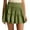 Green, variant on WTOBBY Women's Smocked Floral High Waist Skort with Built-in Shorts, Summer Beach A-Line Pleated Skirt with Elastic Waist, Casual Short Length for Active Wear,Beige L