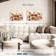 thumbnail image 4 of Elephant Stock Poppies In The Rain Wall Art - Horizontal Canvas Wall Art - Living Room Wall Decor - Floral And Botanical Canvas - Gray And Red Decor By Silvia Vassileva - 30" x 20", 4 of 8