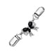 thumbnail image 4 of Clip de cuello perfecl rectangular de moda para mujer broche de chal de suéter color plateado, 4 of 6