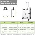 thumbnail image 4 of Stretch Luggage Cover S(18-20in)– Elastic Travel Suitcase Protector with Handle Openings & Bottom Closure, Washable Polyester Spandex Suitcases Cover, Doodle Print, 4 of 5