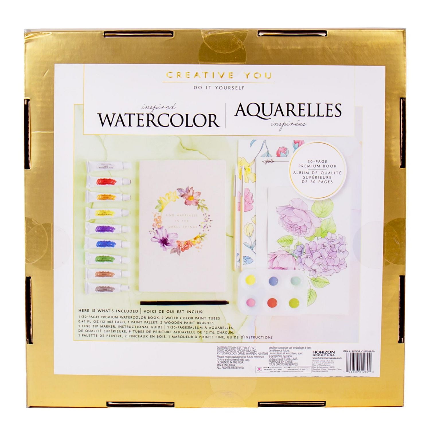 Aquarelle inspirée Creative You® Tranche d'âge: 6 ans et plus