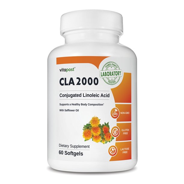 VitaPost CLA2000 Conjugated Linoleic Acid Supplement 60 Softgels