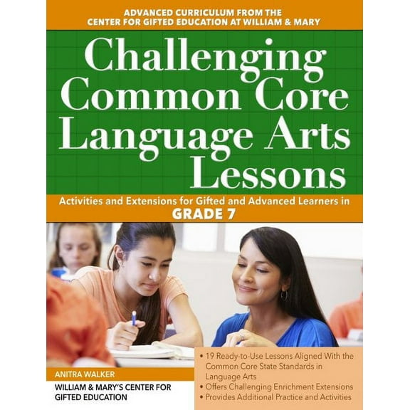 Challenging Common Core Language Arts Lessons (Grade 7)