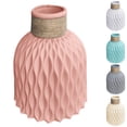 thumbnail image 1 of Limei Plastic Faux Ceramics Vase, Great for Decorating Kitchen, Office or Living Room Home Decor, Nordic Style, Grey Vase, 1 of 7