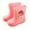 Pink, variant on ZACPNCV Kids Rain Shoes Cartoon Printed Rain Shoes Outdoor Slip Boots Non Slip Rain PVC Girls Boys Toddler Boots Blue 3-4 Years