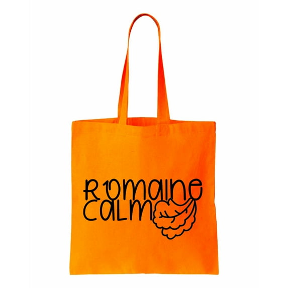 Romaine Calm, Fuit Puns, Cotton Canvas Re-Usable Shopping & Carry-All Tote Bag