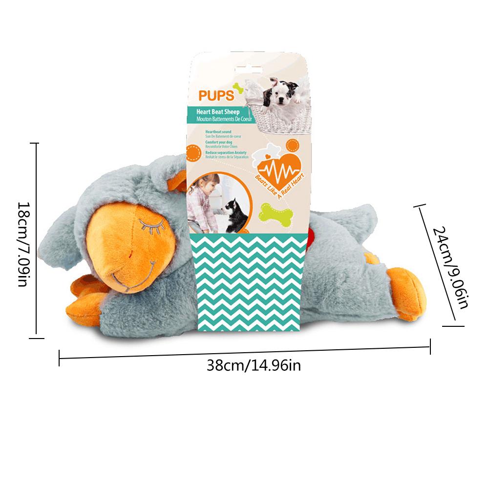 Newborn Puppies Sleep Aid Separation Anxiety Heartbeat Dog Toy with Remote Timing for Dogs Cats Puppy Behavioral Training Aid Toy for Anxiety Relief Newborn Puppies Sleep Aid Separation Anxiety Heartbeat Dog Toy with Remote Timing for Dogs Cats Puppy Behavioral Training Aid Toy for Anxiety Relief