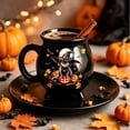 thumbnail image 6 of JHyouerji 12oz Witch Ceramic Mug 400ML Matte Spooky Halloween Brew Coffee Tea Cup Bar Tabletop Decor, 6 of 7
