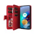 thumbnail image 4 of Compatible with Motorola Moto G100 Wallet Case with Card Slots PU Leather Zipper Flip Folio Cover, 4 of 5