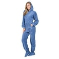 thumbnail image 4 of Footed Pajamas - Under The Sea Adult Hoodie Chenille One Piece - Adult - Medium Plus/Wide (Fits 5'8 - 5'11"), 4 of 5