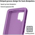 thumbnail image 4 of FYBTO Compatible with Galaxy A42 5G Case,Samsung A42 5G Case with Tempered Glass Screen Protector + HD Screen Protector (2 Pack),Samsung Galaxy A42 5G Case 3 in 1 A42 5G Phone Case (GraySkyblue), 4 of 5