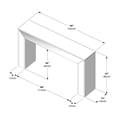 thumbnail image 6 of Rustic Grand Console (56in / 1422mm), Rustic Honey, 6 of 6