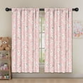 thumbnail image 5 of Blackout Kids Curtains,Pioneer Flower Floral Print Pattern Childrens Insulated Curtains Set Of 2,Bedroom Essentials,Toddler Room Decor 52"x63", 5 of 5