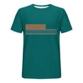 thumbnail image 5 of Hfnxid Men's Summer Shirt Fashion Stylish Graphic T-Shirt Slim Fit Lightweight Workout Tops Casual Breathable Daily Active Tee Army Green XL, 5 of 6