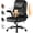 Black, variant on GTRACING Office Chair, 400LBS Big and Tall Home Office Chair Wide Seat Ergonomic Computer Desk Chair with Flip-up Arms, Brown