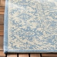 thumbnail image 3 of SAFAVIEH Beach House Kestrel Medallion Indoor/Outdoor Runner Rug, Cream/Blue, 2'2" x 6', 3 of 6