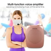 Zoweetek Voice Amplifier Portable Personal Mini with Wired Microphone for Teachers Meeting Yoga Fitness and Classroom