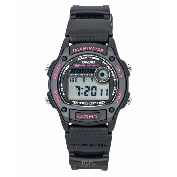 Casio Standard Digital Bio-Based Resin Strap Quartz W-220H-1A2V Unisex Watch
