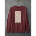 thumbnail image 3 of Blush Chinoiserie I Sweatshirt Men -Naomi McCavitt Designs, Male 3X-Large, 3 of 4