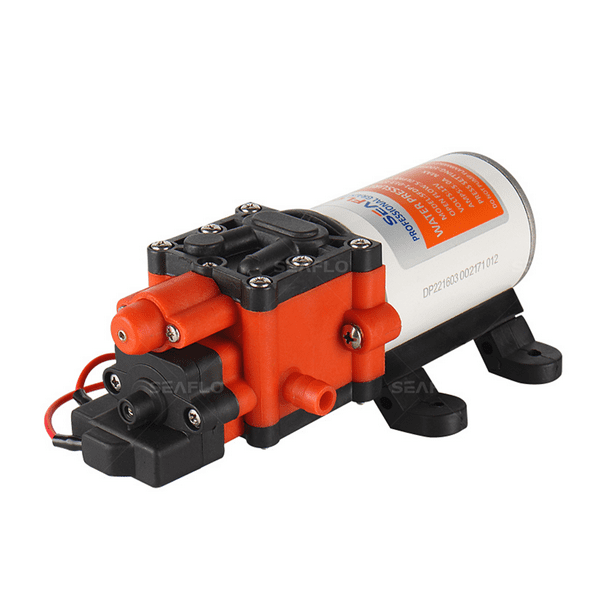 SEAFLO 22Series Water Pressure Diaphragm Pump 12V DC, 1.3 GPM, 100