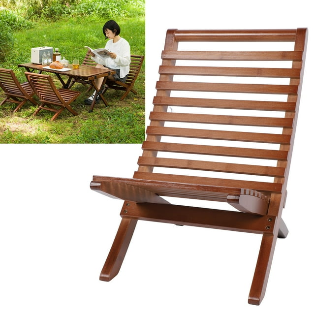 Chair, Comfortable Wooden Chair Ergonomic for Outdoor