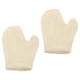 thumbnail image 4 of 2 unids Prácticos Guantes de baño exfoliantes Guantes de baño de frotamiento simple para ducha, 4 of 6