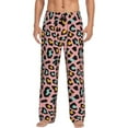 thumbnail image 2 of Picia Leopard Mens Soft Woven Cotton Elastic Waistband Sleep Pajama Pant Lounge Sleep Pant With Pockets And Drawstring-XX-Large, 2 of 9