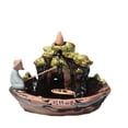 thumbnail image 2 of Ornaments Clearance Incense Ceramic Burner Holder Censer Decor Cones Backflow Home Decor Desk Accessories, 2 of 6