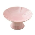 thumbnail image 3 of FashionCha Ceramic Dessert Stand Footed Fruit Plate for Cupcakes Donuts Kitchen Counter Pink, 3 of 9
