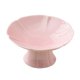 thumbnail image 4 of Soporte de postre de cerámica, frutero con base, elegante plato para aperitivos, mini soporte para tartas, mesa de postres, decoraciones para fiestas Rosa, 4 of 8