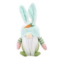 thumbnail image 1 of Muñecas De Gnomos De Conejo De Pascua Conejito de Pascua Kawaii, tela suave, muñecos de gnomo sin rostro, decoración de fiesta de regalo verde Ehuebsd Libre de BPA, 1 of 3