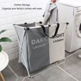 thumbnail image 4 of Laundry Basket, 2 Section Laundry Hamper  for Blankets, 4 of 7