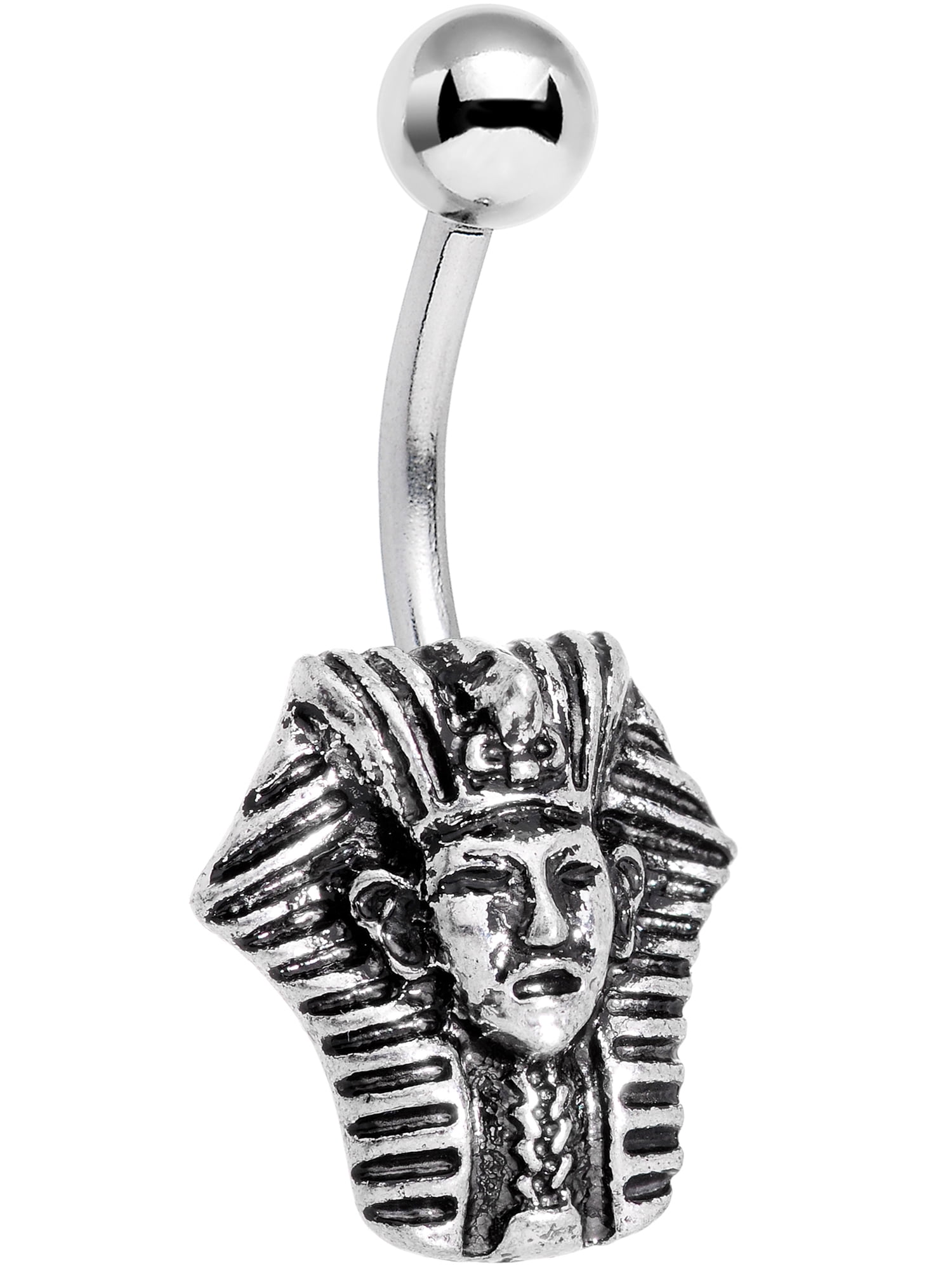 Body Candy 14G 316L Stainless Steel Navel Ring Piercing Egyptian