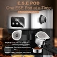 thumbnail image 4 of Fully Automatic Espresso Machine, SEGMART 20 Bar Stainless Steel Automatic Coffee Maker with Automatic Cleaning Function, 20 Cup Espresso, Americano, Long Coffee, Built-in Grinder, Black, SS1085, 4 of 8