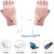 thumbnail image 4 of gants Chauffants Usb Rose Unisexes Pour Homme Et Femme - Gants D'hiver Chauds Pour Ordinateur Portable - Gants Complets Et Semi-chauffants - Gants, 4 of 5